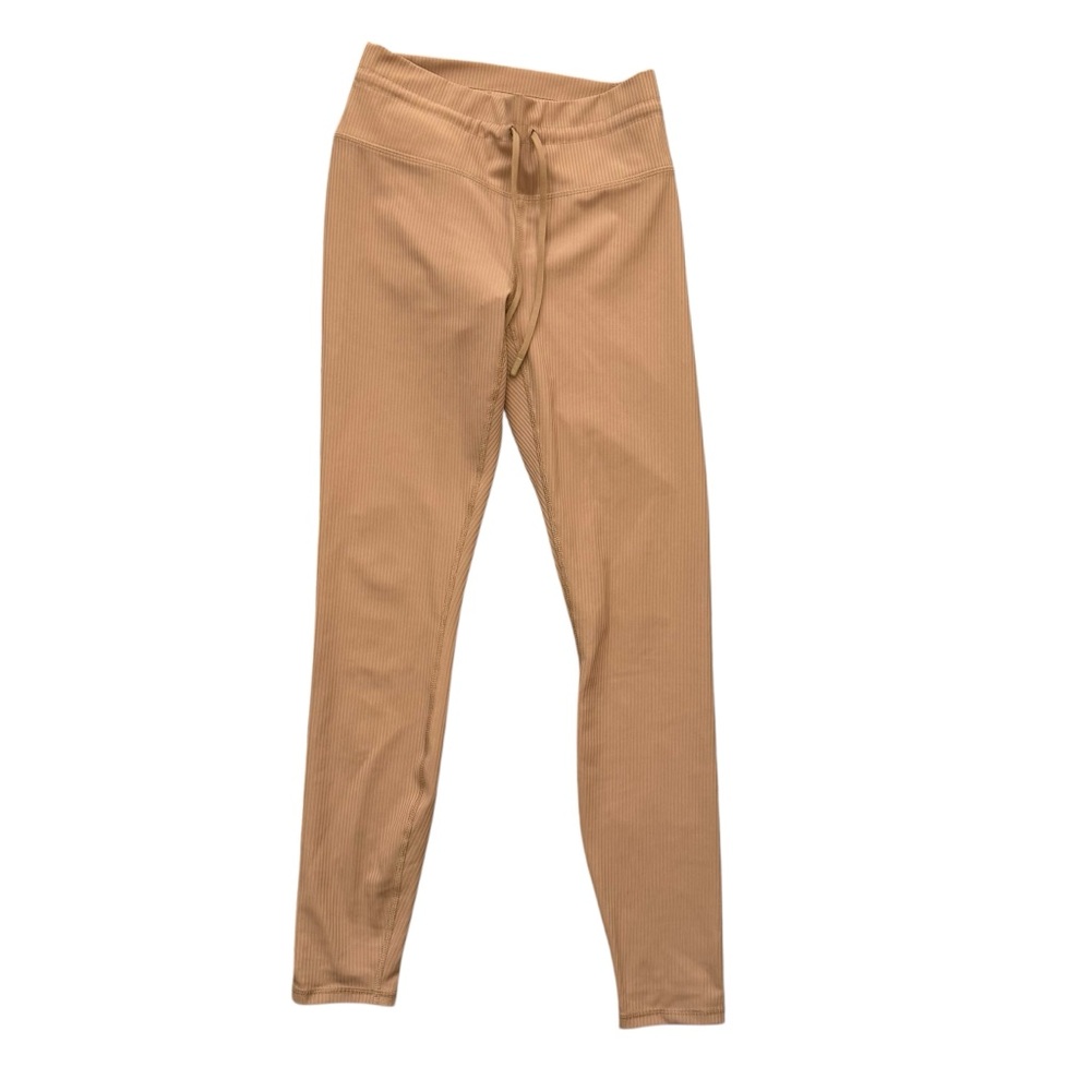 Fabletics Ribbed Tan Leggings size small best